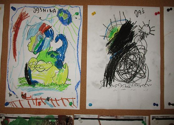 Świat dinozaurów - młodsza grupa