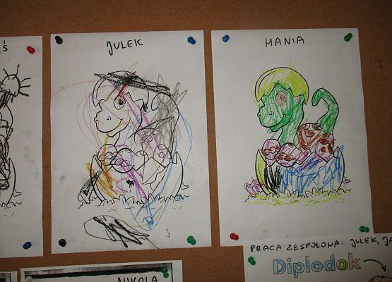 Świat dinozaurów - młodsza grupa