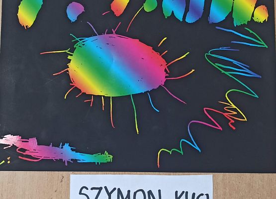 Grafika 8: "W Układzie Słonecznym wirują planety"