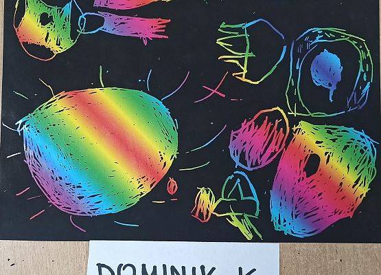 Grafika 16: "W Układzie Słonecznym wirują planety"