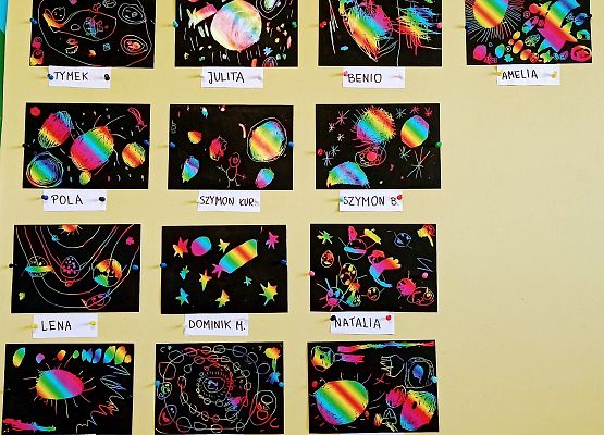 Grafika 18: "W Układzie Słonecznym wirują planety"