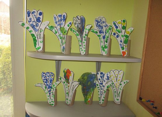 Krokusy - prace młodszej grupy