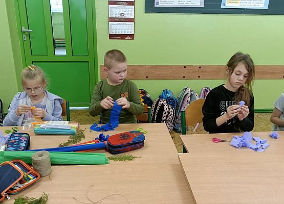 Uczniowie w trakcie warsztatów