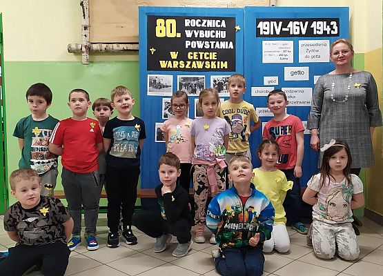 Uczniowie oddziału przedszkolnego