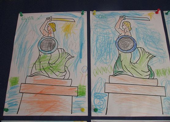 Grafika 9: Symbole narodowe. Konstytucja 3 Maja