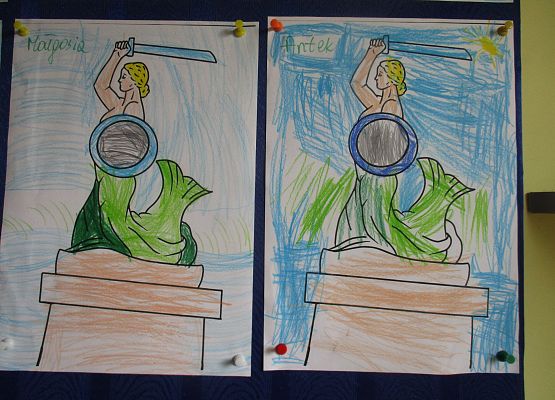 Grafika 10: Symbole narodowe. Konstytucja 3 Maja