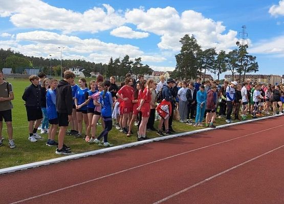 Finał powiatowy w lekkiej atletyce na Stadionie Miejskim w Lęborku.