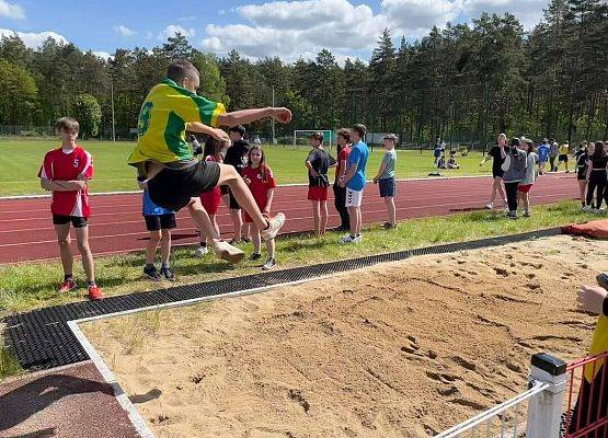 Finał powiatowy w lekkiej atletyce na Stadionie Miejskim w Lęborku.