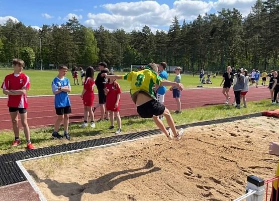 Finał powiatowy w lekkiej atletyce na Stadionie Miejskim w Lęborku.