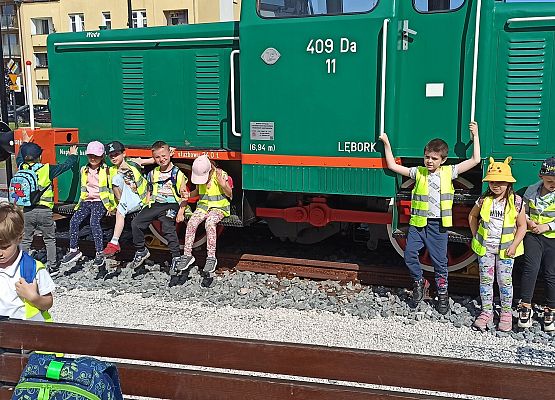 Grafika 2: Wycieczka na dworzec kolejowy w Lęborku