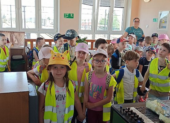 Grafika 7: Wycieczka na dworzec kolejowy w Lęborku