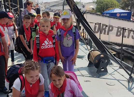 Okręt Błyskawica zdjęcie grupowe