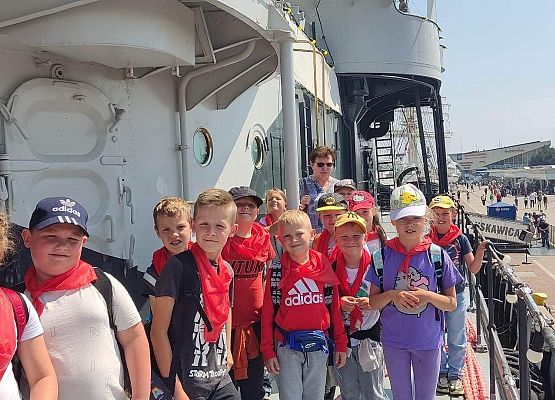 Okręt Błyskawica zdjęcie grupowe