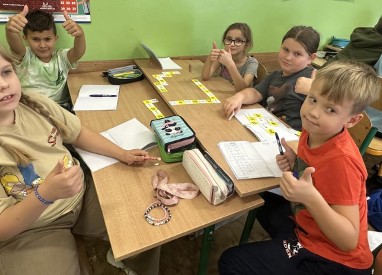 Zabawy z tabliczką mnożenia w klasie III