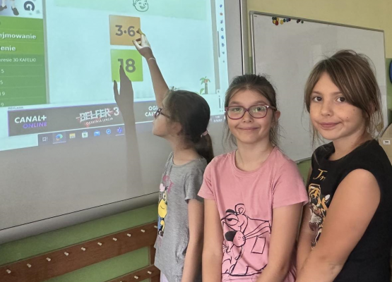 Zabawy z tabliczką mnożenia w klasie III