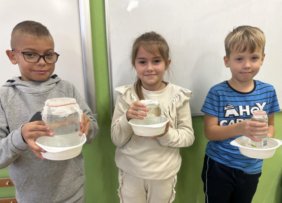 Uczniowie klasy III założyli hodowlę fasoli