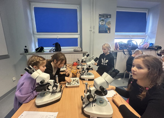 Zajęciach zorganizowanych na terenie Akwarium Gdyńskiego w ramach projektu Od Bałtyku do Atlantyku