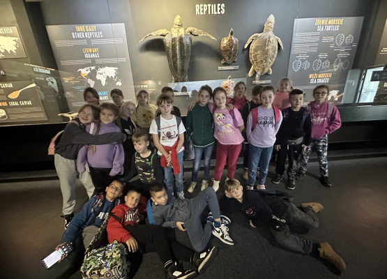 Zajęciach zorganizowanych na terenie Akwarium Gdyńskiego w ramach projektu Od Bałtyku do Atlantyku