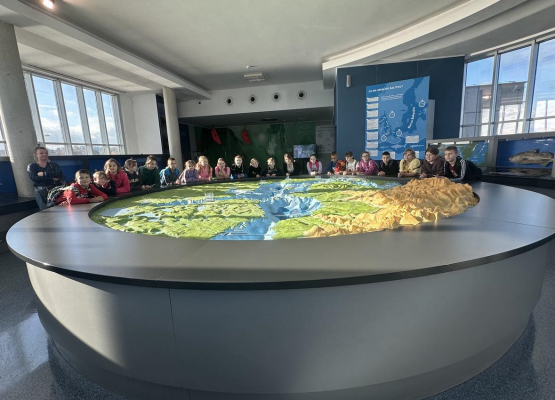 Zajęciach zorganizowanych na terenie Akwarium Gdyńskiego w ramach projektu Od Bałtyku do Atlantyku