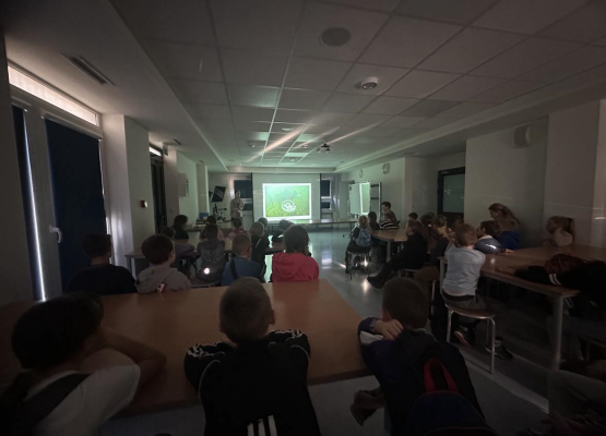 Zajęciach zorganizowanych na terenie Akwarium Gdyńskiego w ramach projektu Od Bałtyku do Atlantyku