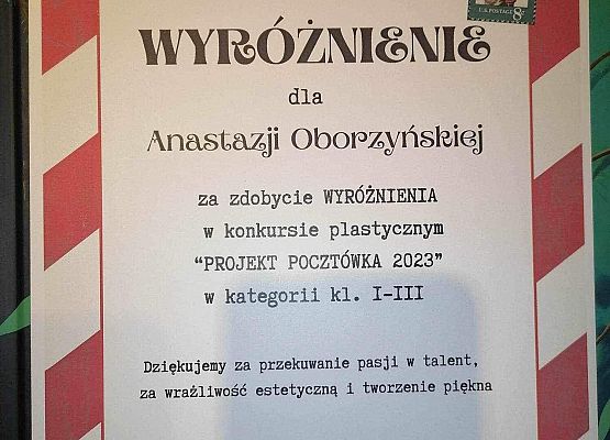 Grafika 3: PROJEKT POCZTÓWKA 2023