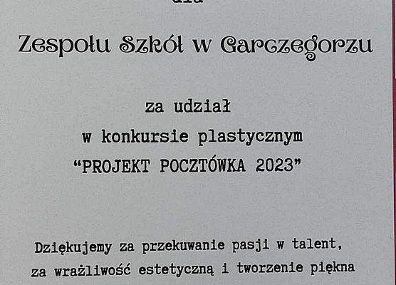 Grafika 1: PROJEKT POCZTÓWKA 2023