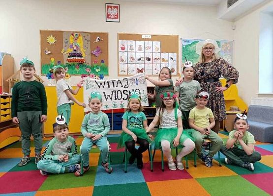 Grafika 35: WITAMY  WIOSNĘ