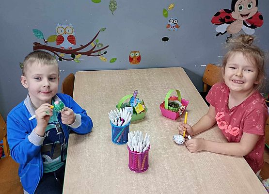 Przygotowania do Świąt Wielkanocnych - starsza grupa