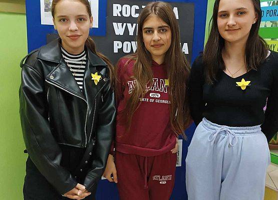 Wolontariuszki: Wiktoria, Marcysia i Małgosia