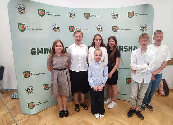 Uczniowie naszej szkoły w Urzędzie Gminy Nowa Wieś Lęborska.