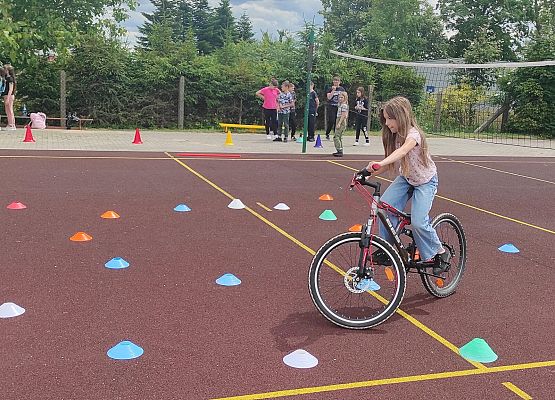 Egzaminy na kartę rowerową w szkole w Garczegorzu 2024 rok.