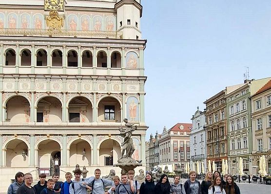 Wycieczka klasy ósmej z Garczegorza do Poznania w czerwcu 2024roku.
