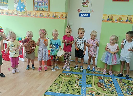 Zajęcia umuzykalniające w grupie młodszej