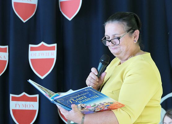 Ślubowanie klas pierwszych w Zespole Szkół w Garczegorzu 18.10,2024 rok.