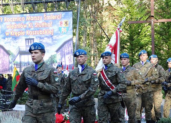 Uroczystości - 79 Rocznica Marszu Śmierci więźniów KL Stutthof w Krępie Kaszubskiej.