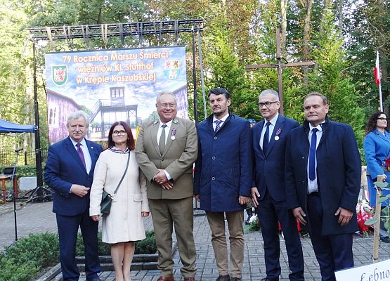 Uroczystości - 79 Rocznica Marszu Śmierci więźniów KL Stutthof w Krępie Kaszubskiej.