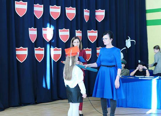 Ślubowanie klas pierwszych w Zespole Szkół w Garczegorzu 18.10,2024 rok.