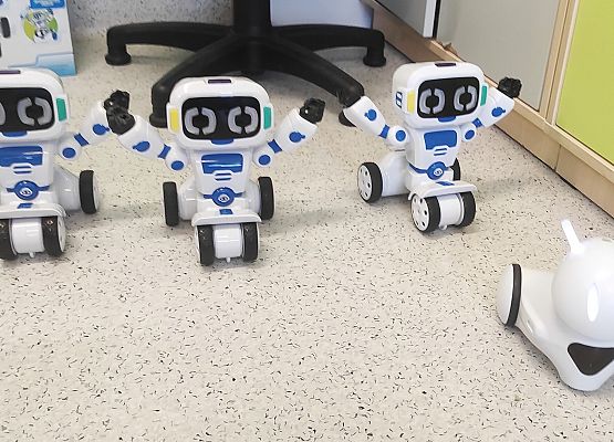 Zajęcia z robotyki w ramach akcji CodeWeek 2024 październik 2024 rok.