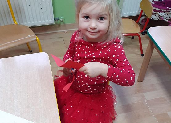 Młodsza grupa przy pracy