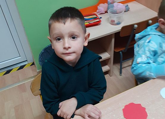 Młodsza grupa przy pracy