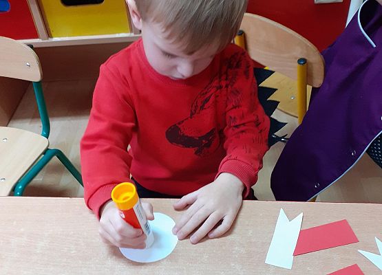 Młodsza grupa przy pracy