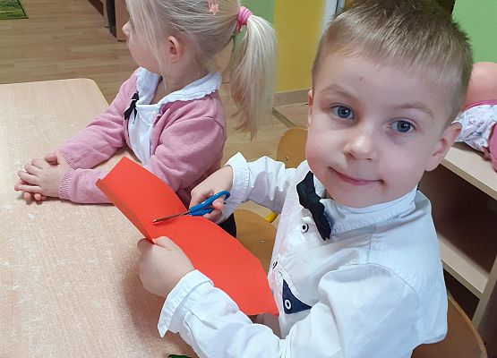 Młodsza grupa przy pracy