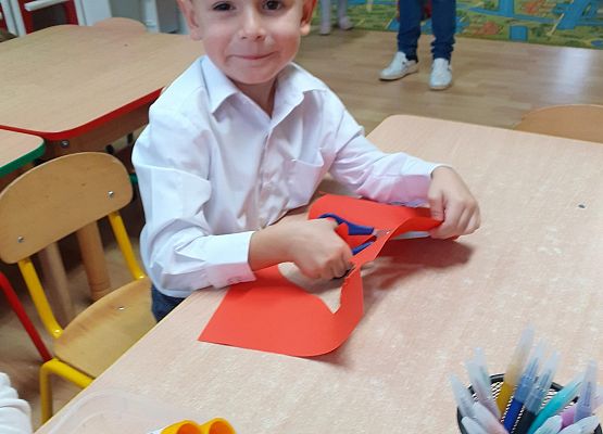 Młodsza grupa przy pracy