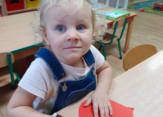 Młodsza grupa przy pracy