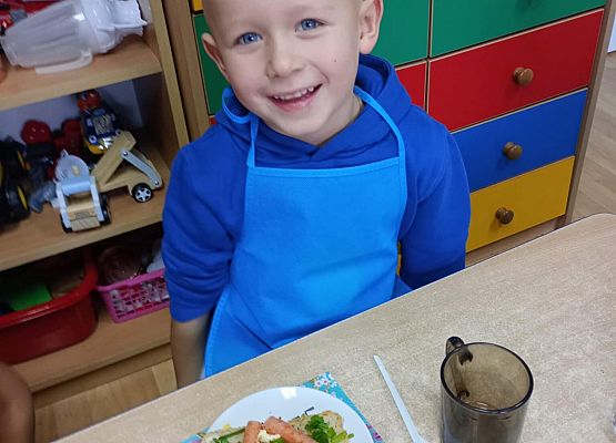 Zdrowe kanapki - praca grupy starszej