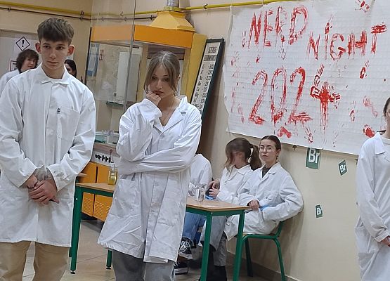 LO nr 1 w Lęborku Noc  Naukowców XI 2024rok.