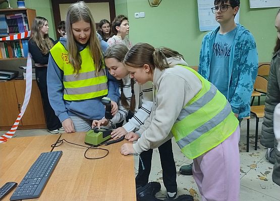 LO nr 1 w Lęborku Noc  Naukowców XI 2024rok.