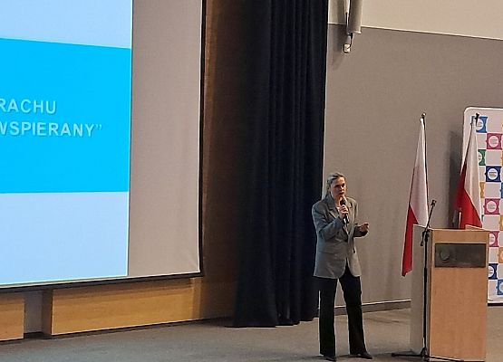 Konferencja z p ministrą B_Nowacką w Słupsku.