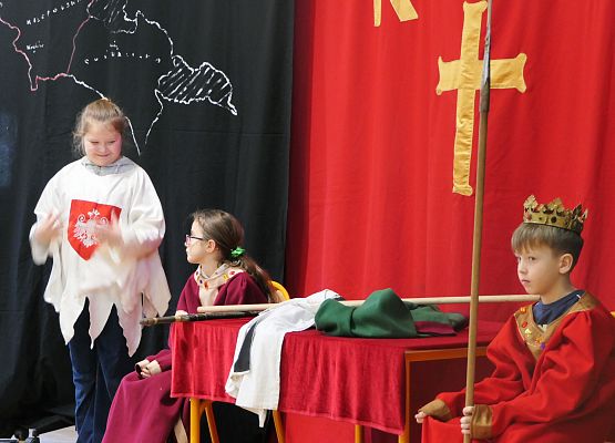 Bractwo Rycerskie Kerin w szkole w Garczegorzu.