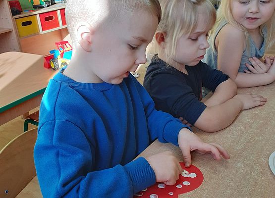 Walentynki w młodszej grupie